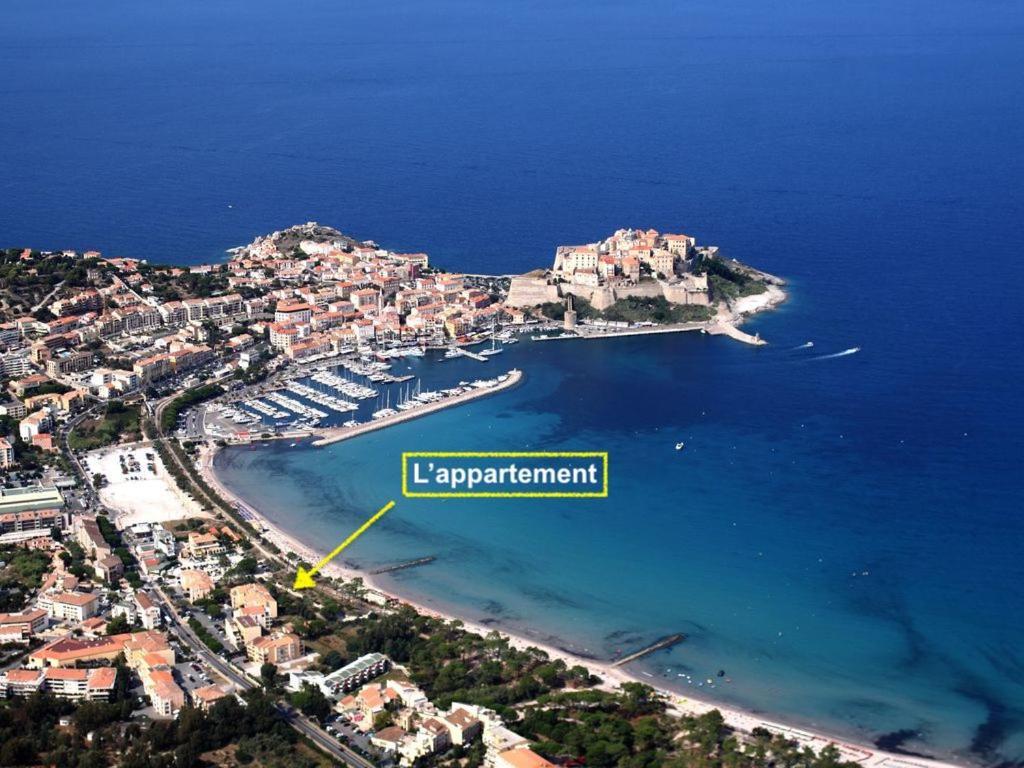 Appartement Ou Studio La Mer & La Plage A Vos Pieds Calvi 칼비 외부 사진