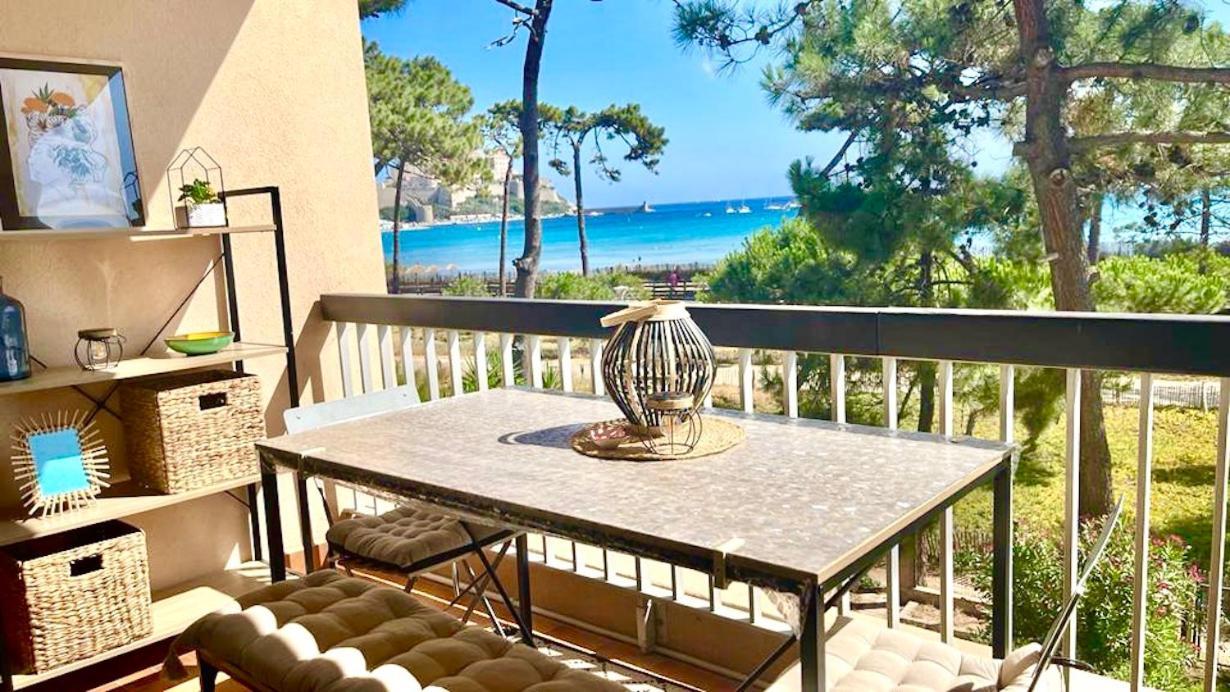 Appartement Ou Studio La Mer & La Plage A Vos Pieds Calvi 칼비 외부 사진