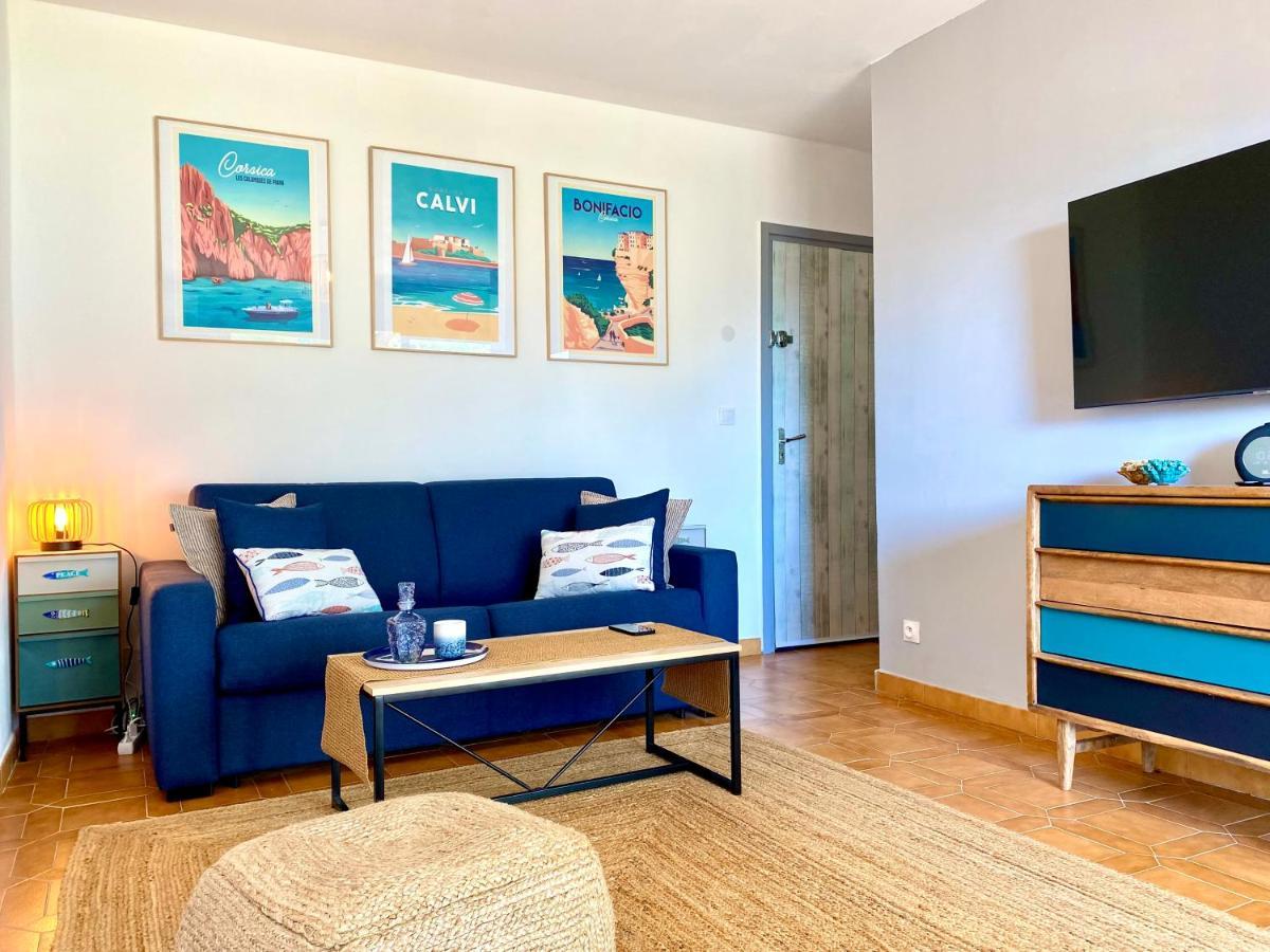 Appartement Ou Studio La Mer & La Plage A Vos Pieds Calvi 외부 사진